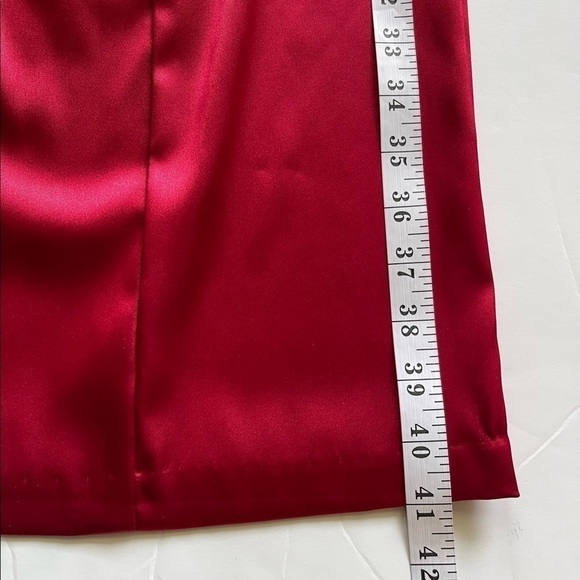 NWT! ($130) Betsy & Adam Women's Red Silk Satin Dress Formal Evening Prom, 14 - Picture 12 of 12